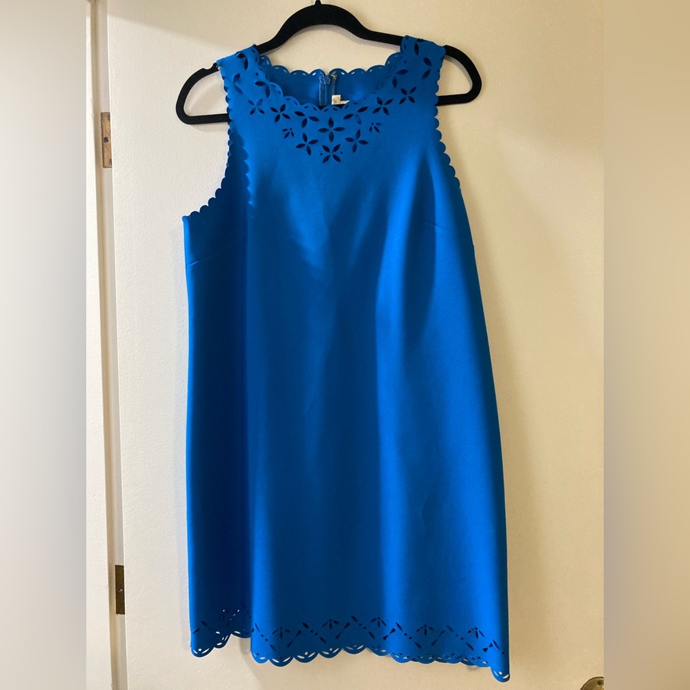 J. crew scalloped dress.